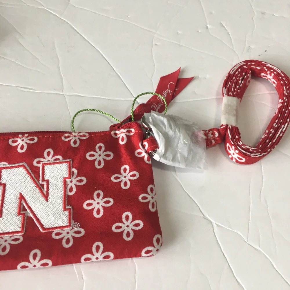 Vera Bradley Nebraska Huskers University of Nebraska ID lanyard